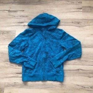 lululemon athletica Blue Floral Women's Sweater